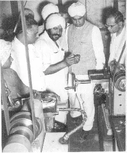 Ajaib Singh explaining the process